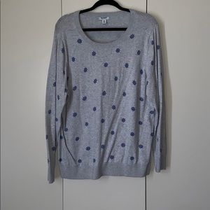 Grey nautical sweater